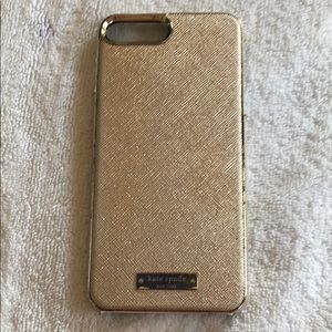 iPhone 6plus/7plus/8plus kate spade rose gold case